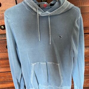 Vineyard Vines Men's Washed Blue Hoodie